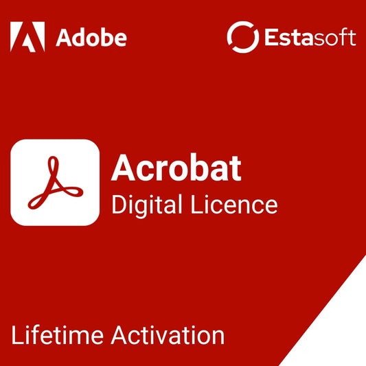 Adobe Acrobat Pro DC - Digital Licence (Windows / Mac) Estasoft - Software and Digital Products