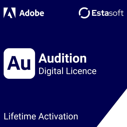 Adobe Audition - Digital Licence (Windows / Mac) Estasoft - Software and Digital Products