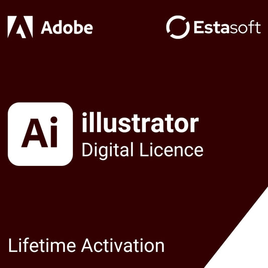Adobe Illustrator - Digital Licence (Windows / Mac) Estasoft - Software and Digital Products