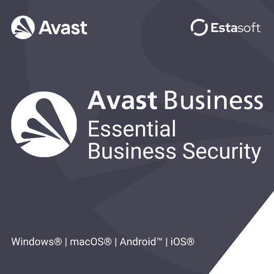 Avast Essential Business Security - 1 to 250 Users Estasoft - Software and Digital Products